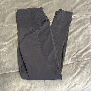 Grey Spandex leggings with side pocket